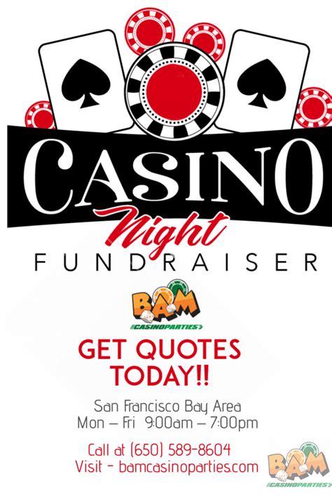 how to host a casino night fundraiser